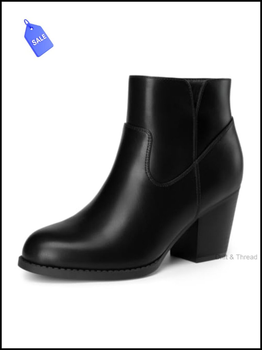Women's Ankle Boots High Heel Booties Side Zipper
